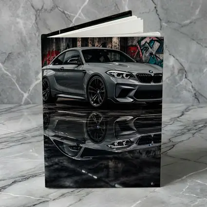 BMW M2 Gray Coupe Urban Garage Setting
