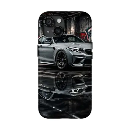 BMW M2 Gray Coupe Urban Garage Setting