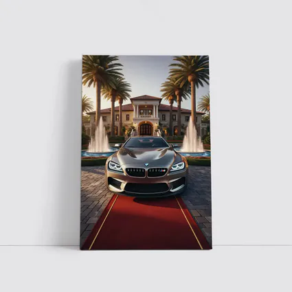 BMW M6 Gran Coupe Mansion Red Carpet