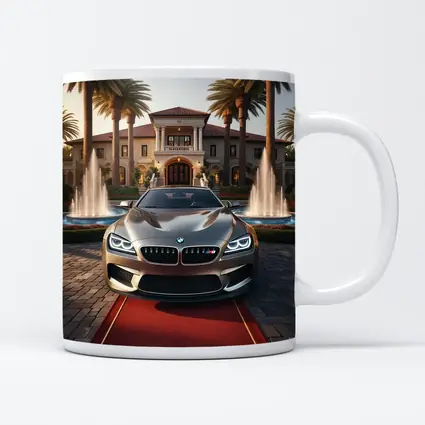 BMW M6 Gran Coupe Mansion Red Carpet