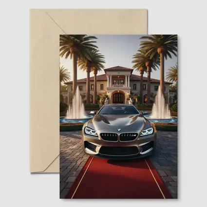 BMW M6 Gran Coupe Mansion Red Carpet
