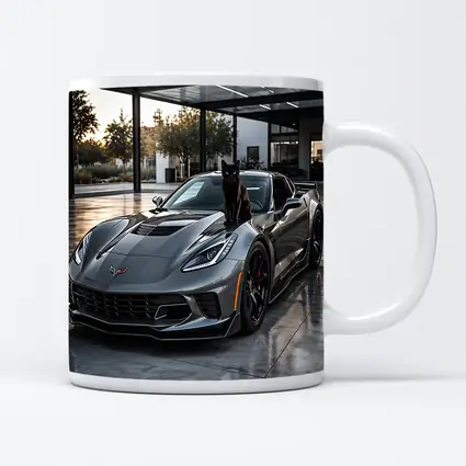 Gray Chevrolet Corvette ZR1 Black Cat