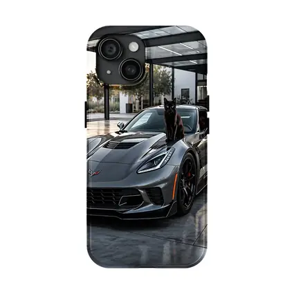 Gray Chevrolet Corvette ZR1 Black Cat