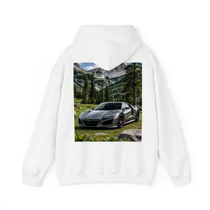 Honda NSX Silver Supercar Mountain Forest