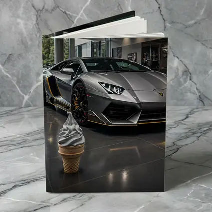 Lamborghini Aventador Silver In Dealership Showroom