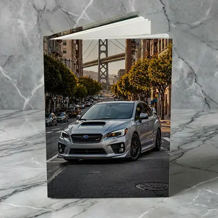 Subaru WRX STI Silver San Francisco Street