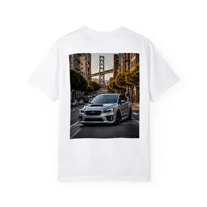 Subaru WRX STI Silver San Francisco Street