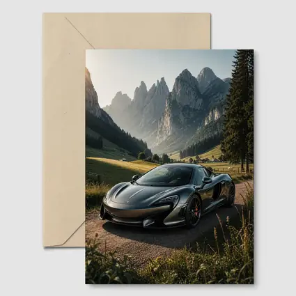 McLaren 570S Gray Supercar Mountain Valley