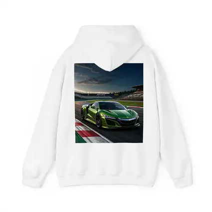 Acura NSX Green Sports Car Race Track