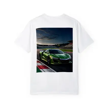 Acura NSX Green Sports Car Race Track