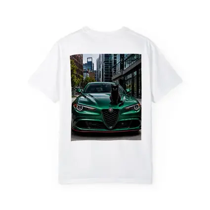 Alfa Romeo Giulia Black Cat City Street