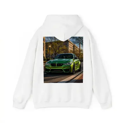 Green BMW M3 Urban Street Scene