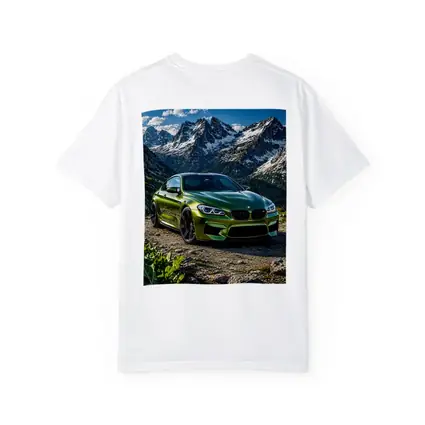 BMW M6 Green Mountain Rocky Landscape