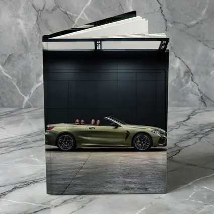 BMW M8 Convertible Olive Green Dark Studio
