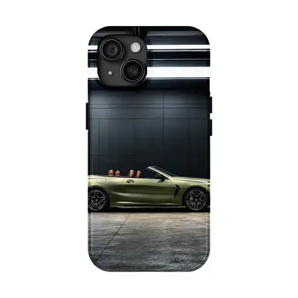 BMW M8 Convertible Olive Green Dark Studio
