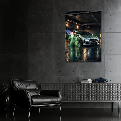 Green Fairy Acura TLX Underground Garage
