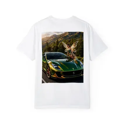 Green Ferrari 812 Superfast Fairy Mountain Road