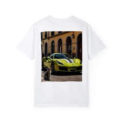 Yellow Ferrari 488 GTB Cat Street
