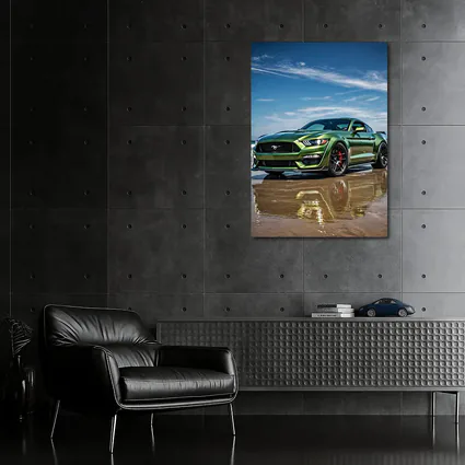 Ford Mustang Shelby GT500 Green Beach