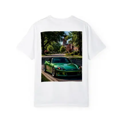 Green Honda S2000 Parked on Suburban Street