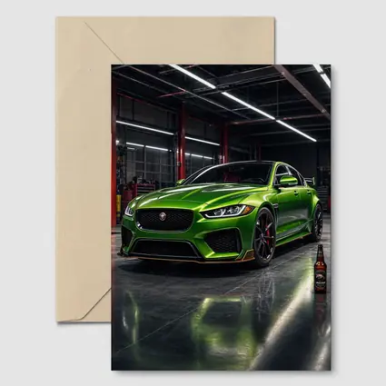 Jaguar XE SV Project Eight Green Garage