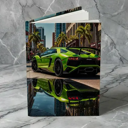 Lamborghini Aventador Green San Diego Street
