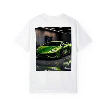Lamborghini Huracan Green Garage Supercar Art