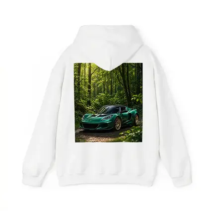 Green Lotus Elise Parked in Forest