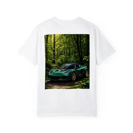 Green Lotus Elise Parked in Forest