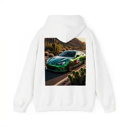 Toyota GT86 Green Mexico Flag Desert Road