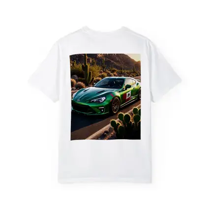 Toyota GT86 Green Mexico Flag Desert Road