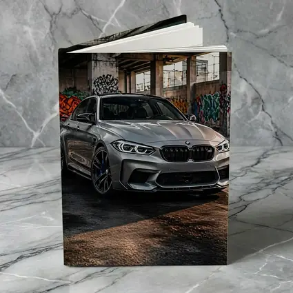 BMW M3 Gray Urban Abandoned Building Setting