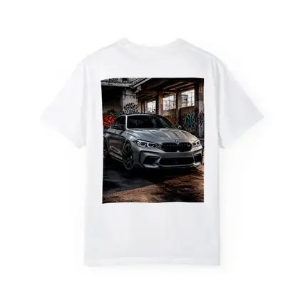 BMW M3 Gray Urban Abandoned Building Setting