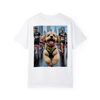 Goldendoodle Running New York City Marathon