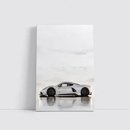 Hennessey Venom F5 White Marble Background