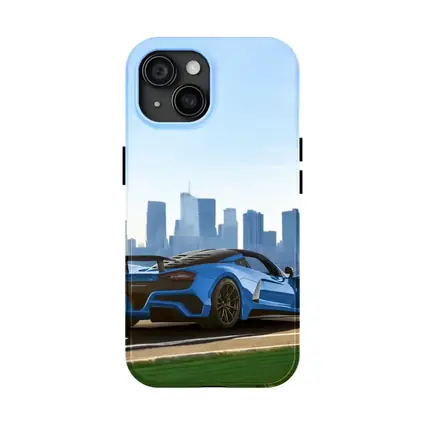 Hennessey Venom F5 Blue City Skyline