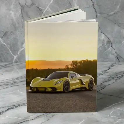 Hennessey Venom F5 Supercar Golden Sunset