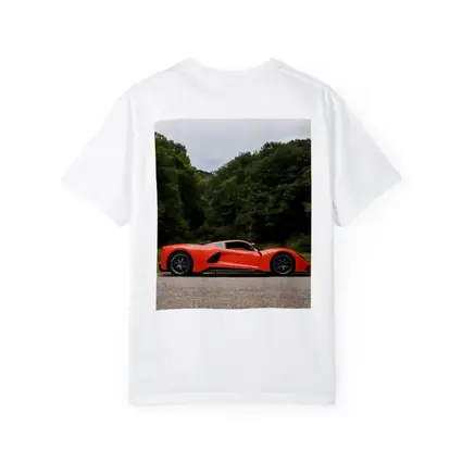 Hennessey Venom F5 Orange Supercar Wooded Road