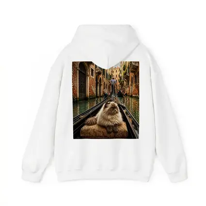 Himalayan Cat Riding Gondola Venice Canal