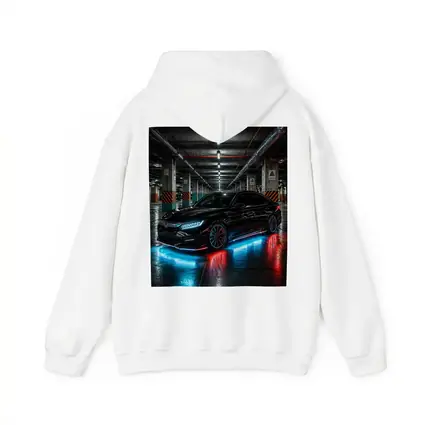 Honda Civic Neon Lights Underground Parking