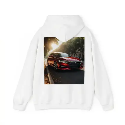 Honda Accord Red Sedan Urban Street Scene