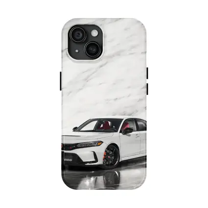 Honda Civic Type R White Marble Background