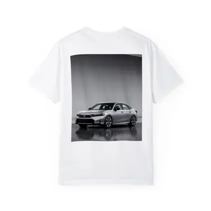 Honda Civic Silver Sedan Studio Setting