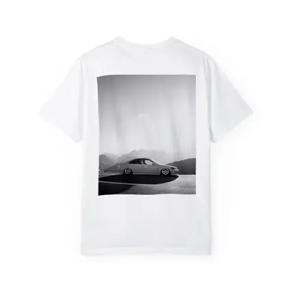 Honda Civic Stance Black White Mountain Background