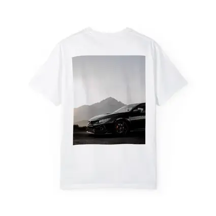 Honda Civic Type R Black Mountain Backdrop