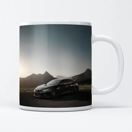 Honda Civic Type R Black Mountain Sunset
