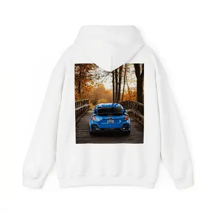 Honda Civic Type R Blue Autumn Park