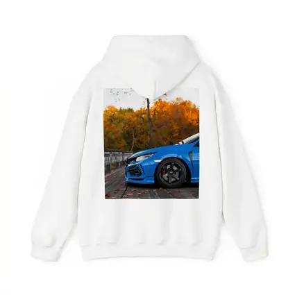 Honda Civic Type R Blue Autumn Park
