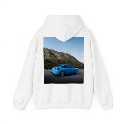 Honda Civic Blue Mountain Road Scene
