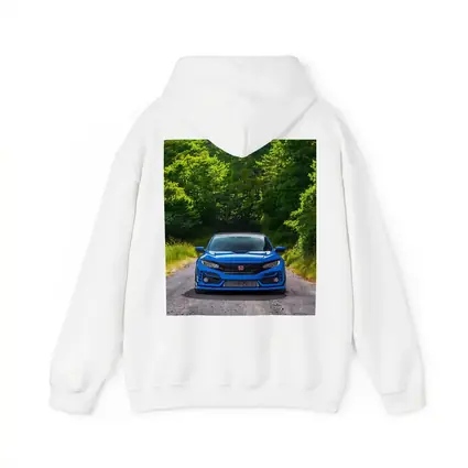 Honda Civic Type R Blue Forest Road